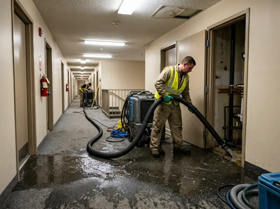 multi-unit-apartment-hallway-f-005 — frequently asked questions, Emergency Burst Pipe Water Extraction & Removal in Hallsvil…